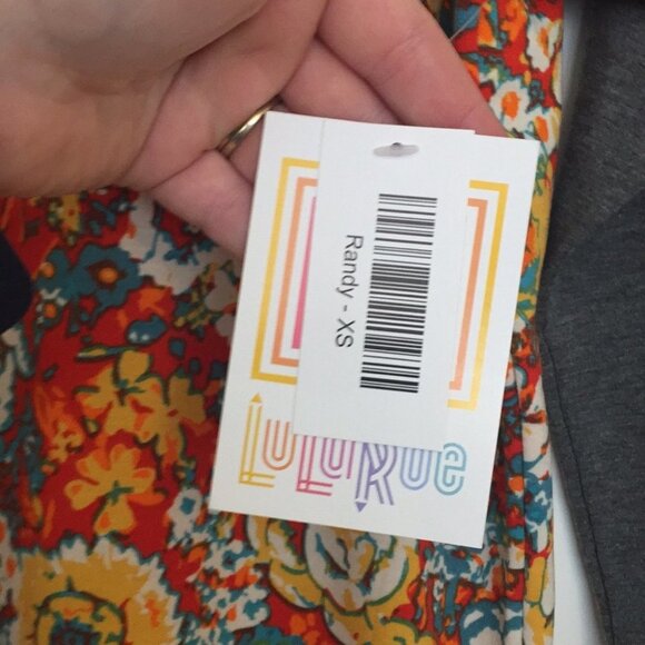 XS LuLaRoe Randy T-Shirt B03 764 - Picture 3 of 4